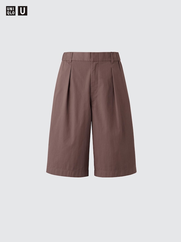 Pleated Wide Shorts | 12.5"