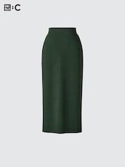 3D Knit Ribbed Skirt
