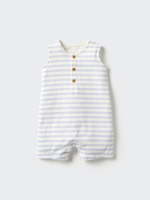 One Piece Outfit (Sleeveless, Striped)
