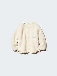 Pile Lined Fleece Cardigan