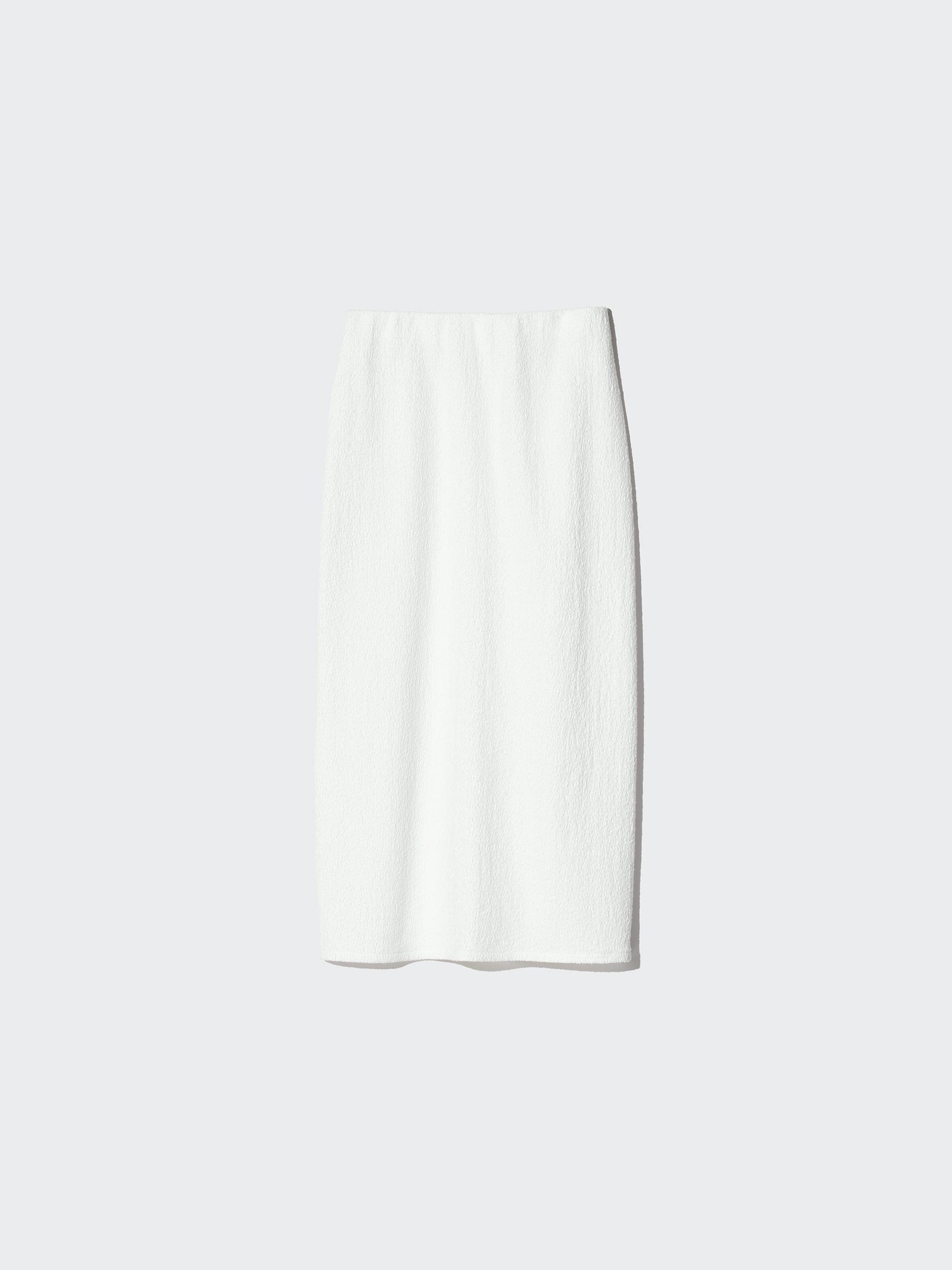 UNIQLO Women's Shirring Narrow Skirt, White