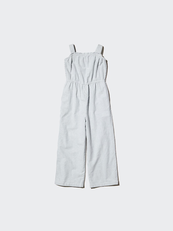 Leinenmix Jumpsuit (gestreift)