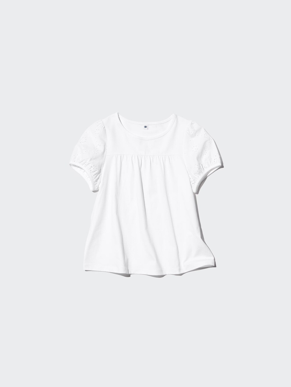 Uniqlo Puff Sleeve T-Shirt | Embroidery — фото 4