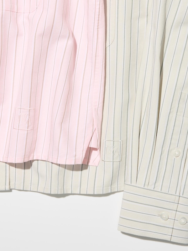 Oxford Boxy Cropped Shirt | Striped
