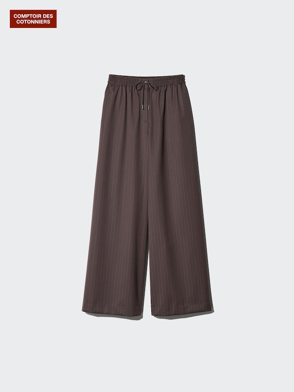 Pantalón ancho lana