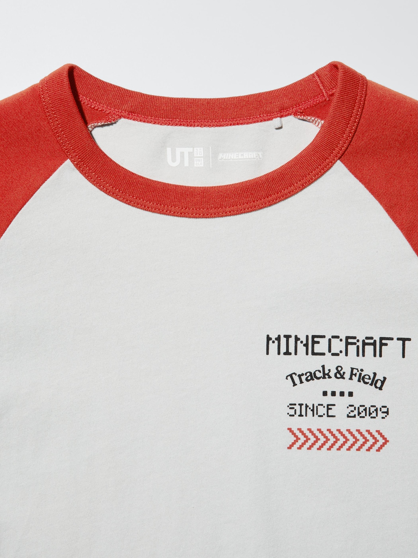 Детская футболка Uniqlo Minecraft UT с принтом, цвет: Тёмный оранжевый — фото 3