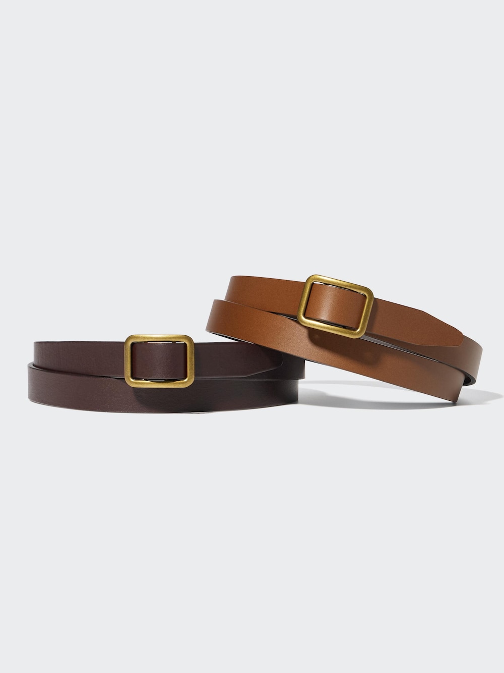 Uniqlo Reversible Holeless Narrow Belt — фото 3