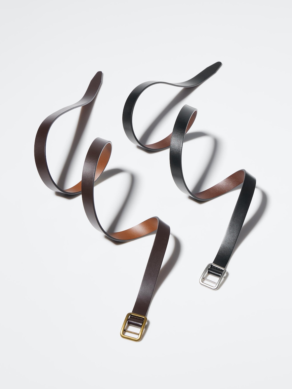 Uniqlo Reversible Holeless Narrow Belt — фото 4