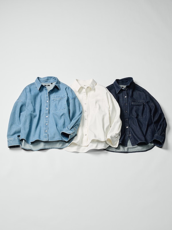 Denim Relaxed Shirt Jacket