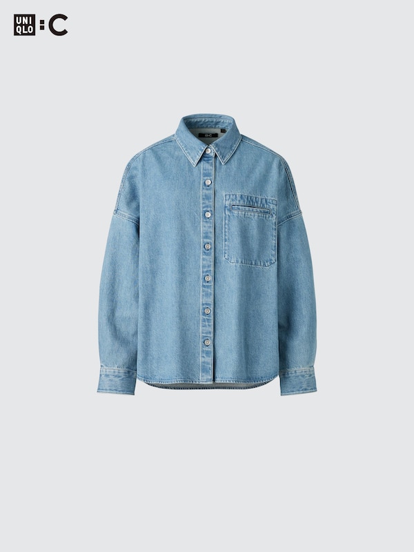 Denim Relaxed Shirt Jacket