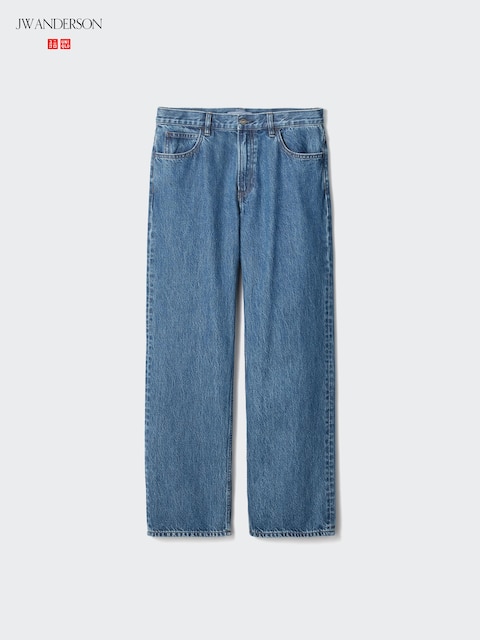 Uniqlo - Jean Droit (Long) - Bleu - 31Inch