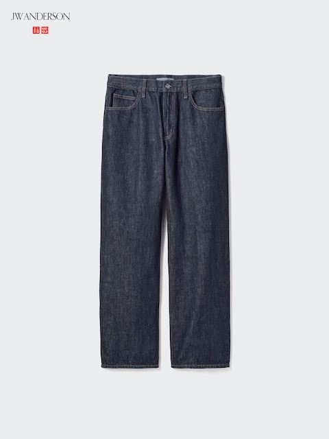 Uniqlo - Jean Droit (Long) - Bleu - 33Inch