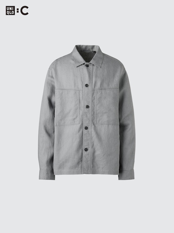 Premium Linen Shirt Jacket