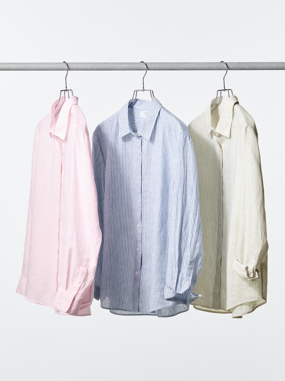 Uniqlo Premium Linen Shirt | Striped — фото 3