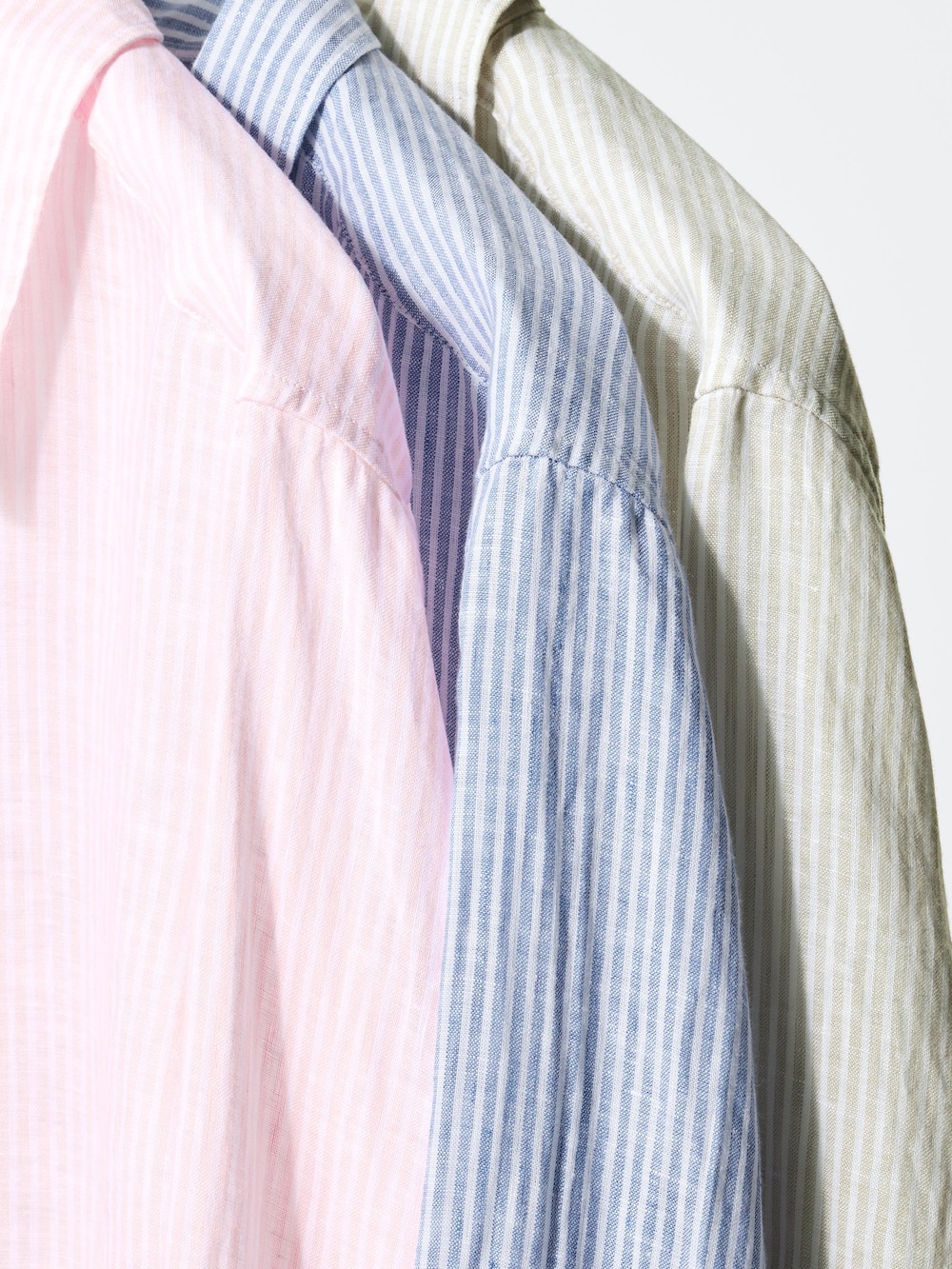 Uniqlo Premium Linen Shirt | Striped — фото 4