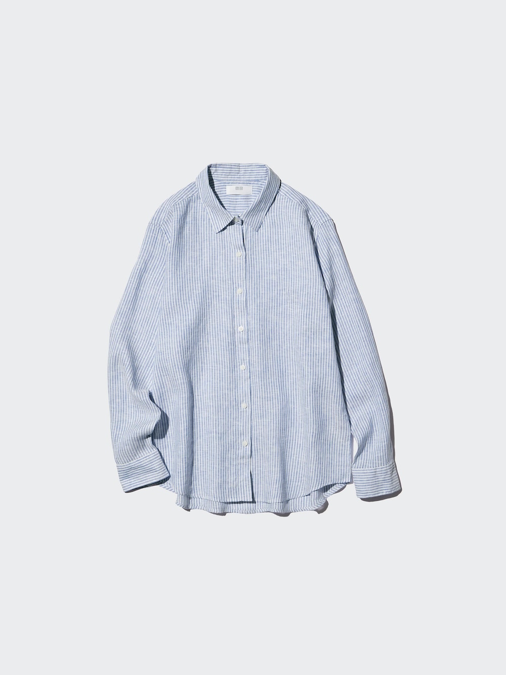 Uniqlo Premium Linen Shirt | Striped — фото 5
