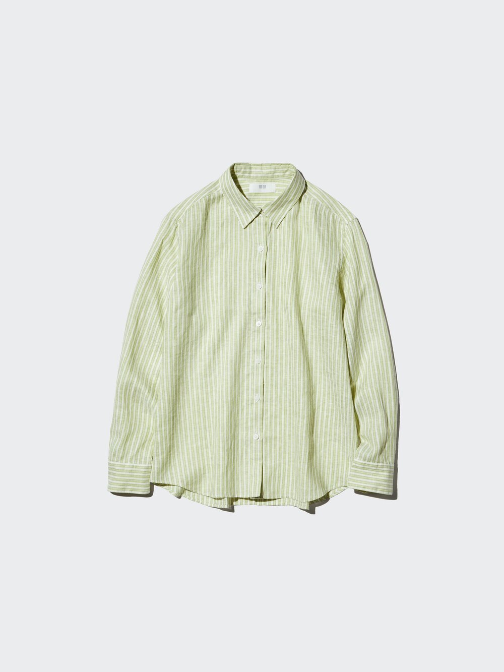 Uniqlo Premium Linen Shirt | Striped — фото 5