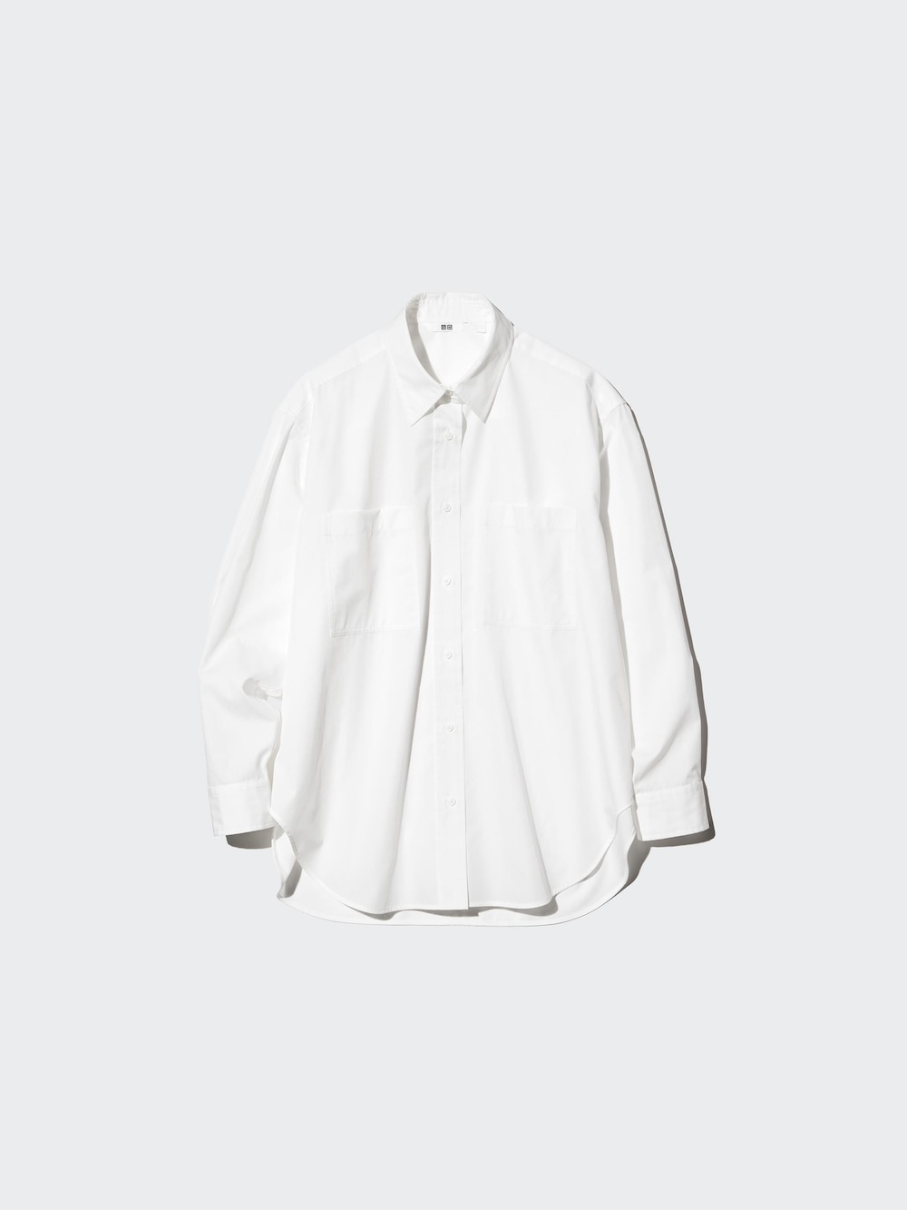 Женские рубашки Uniqlo Cotton Oversized Shirt — фото 4