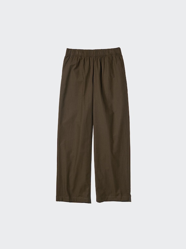 Cotton Relaxed Ankle Trousers (Longer)