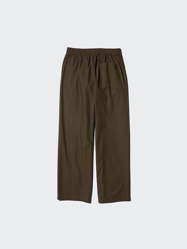 Cotton Relaxed Ankle Trousers (Longer)