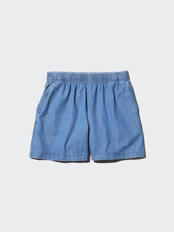 Cotton Easy Shorts (Denim)