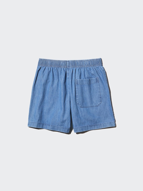 Cotton Easy Shorts (Denim)