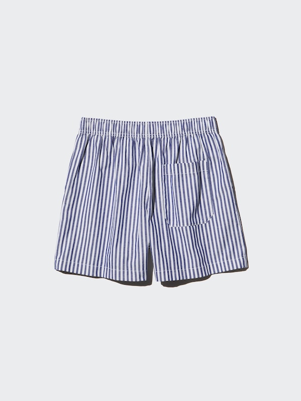 Cotton Easy Shorts (Striped)
