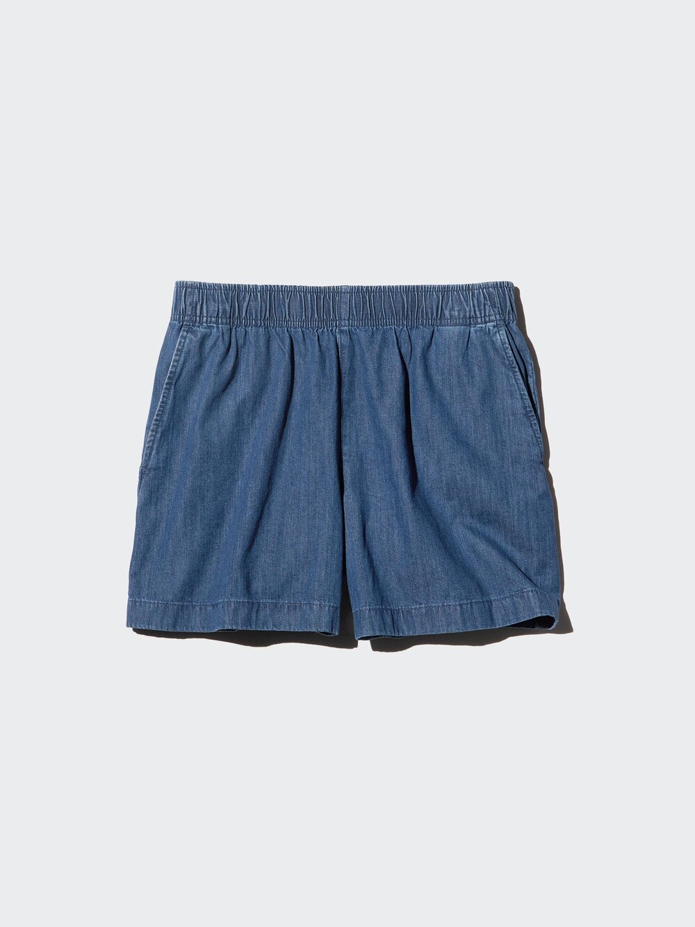 Uniqlo Cotton Easy Shorts | Denim — фото 2