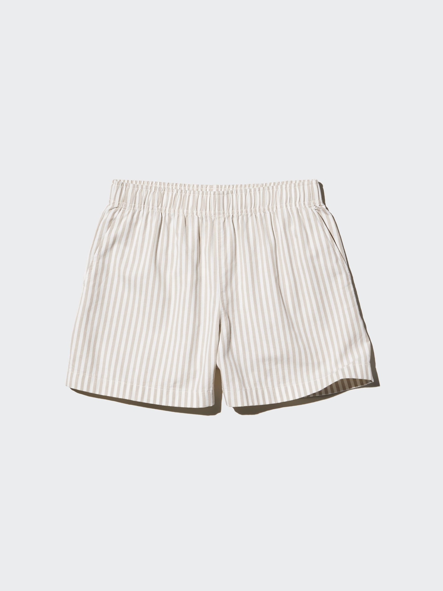 【WHITE】Easy Shorts Jacquard Stripe Women's Cotton Easy Shorts | Stripe | UNIQLO US