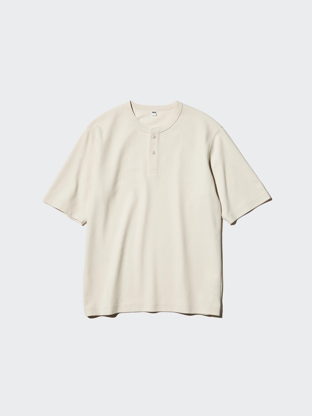 Uniqlo DRY Waffle Henley T-Shirt — фото 5