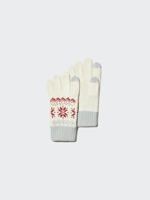 HEATTECH Fair Isle Knitted Gloves