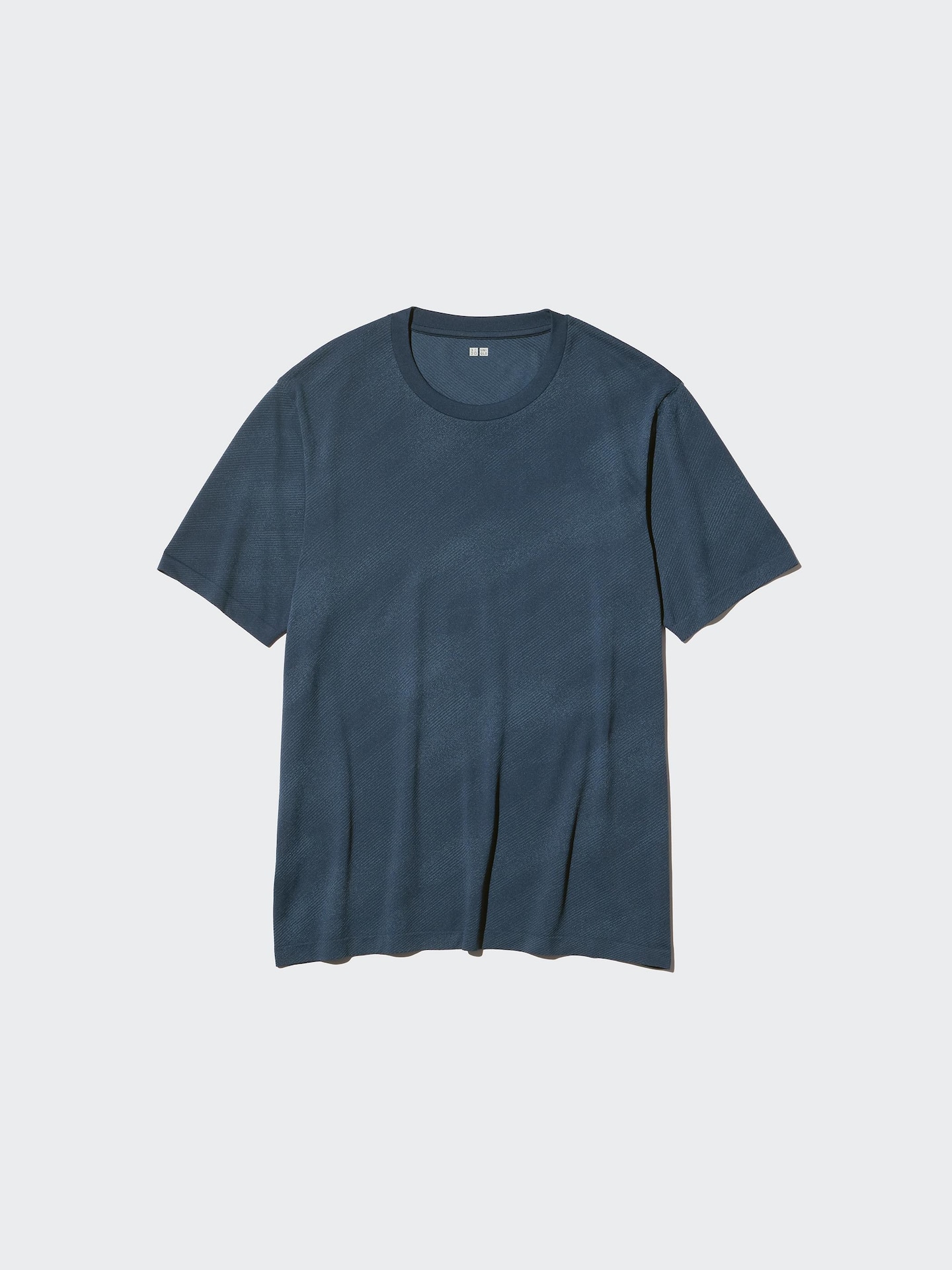 Мужская футболка Uniqlo Dry-EX с узором, цвет: Синий — фото 6