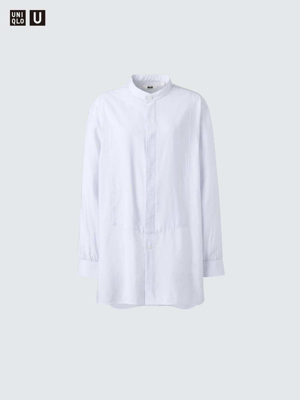 Uniqlo Stand Collar Shirt | Long Sleeve — фото 2