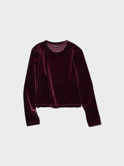 Soft Velour T-Shirt (Long Sleeve)