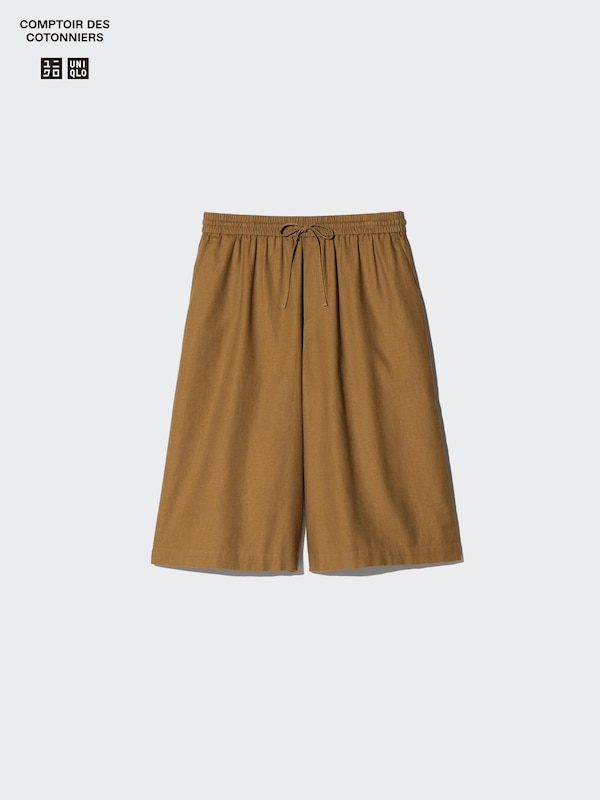Linen Blend Culotte