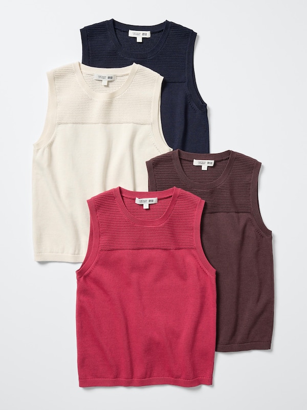 Cotton Sweater | Sleeveless
