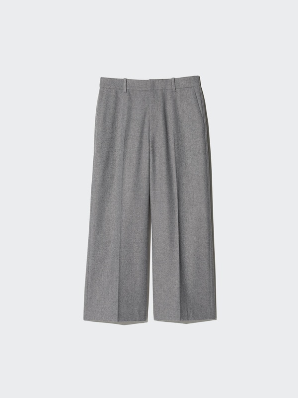 Wide Cropped Trousers