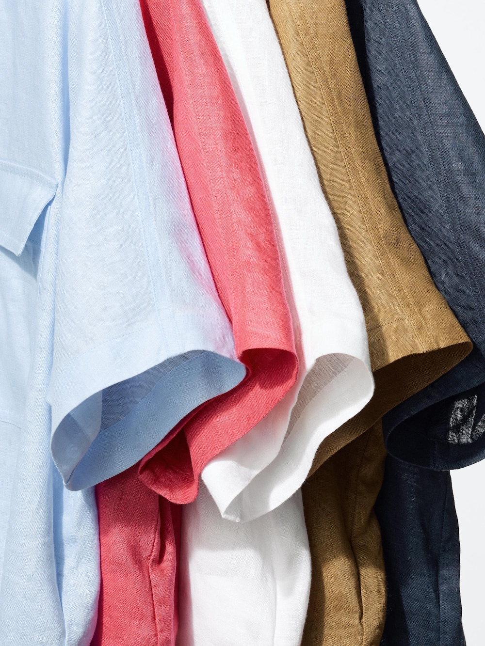 Uniqlo Premium Linen Skipper Boxy Shirt | Short Sleeve — фото 5
