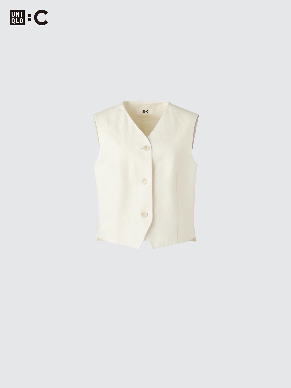 Женские жилеты Uniqlo Premium Linen Vest — фото 3
