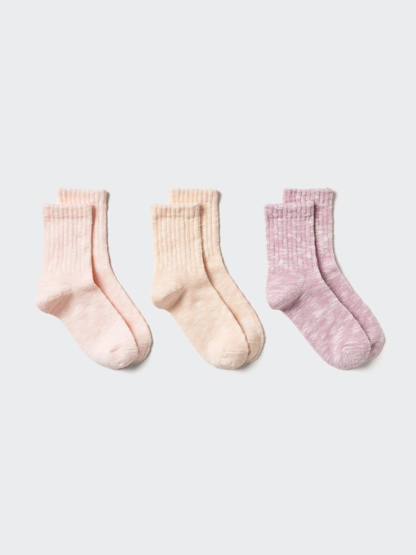 Socks (Crew Slub, 3 Pairs)