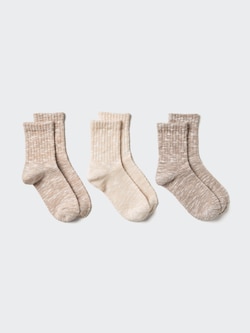 Crew Slub Socks | 3 Pairs
