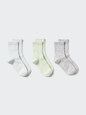 Socks Crew Slub (3pk)