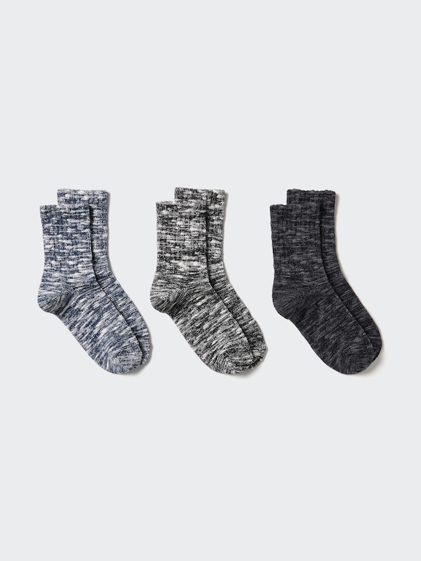 Crew Slub Socks | 3 Pairs