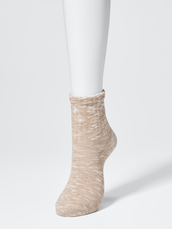CHAUSSETTES MI-COURTES CHINÉES (3 PAIRES)
