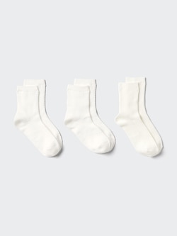 CHAUSSETTES MI-COURTES POPCORN (3 PAIRES)