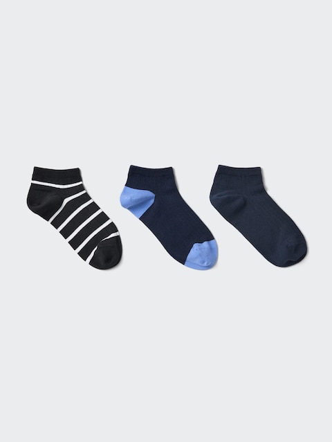Женские носки Uniqlo Short Socks | 3 Pairs | Striped