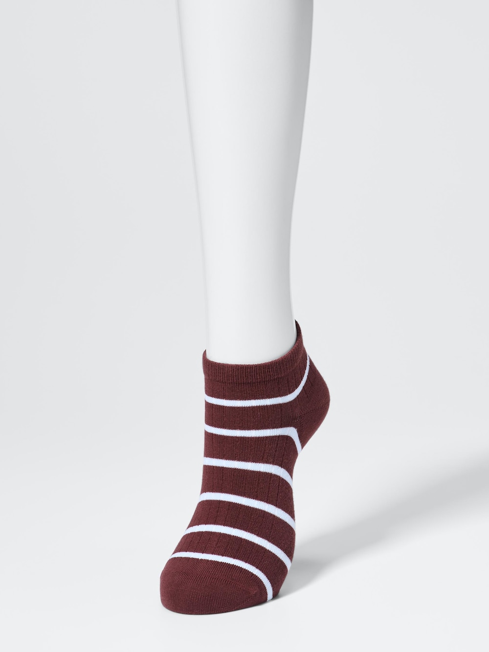 Женские носки Uniqlo Short Socks | 3 Pairs | Striped — фото 2