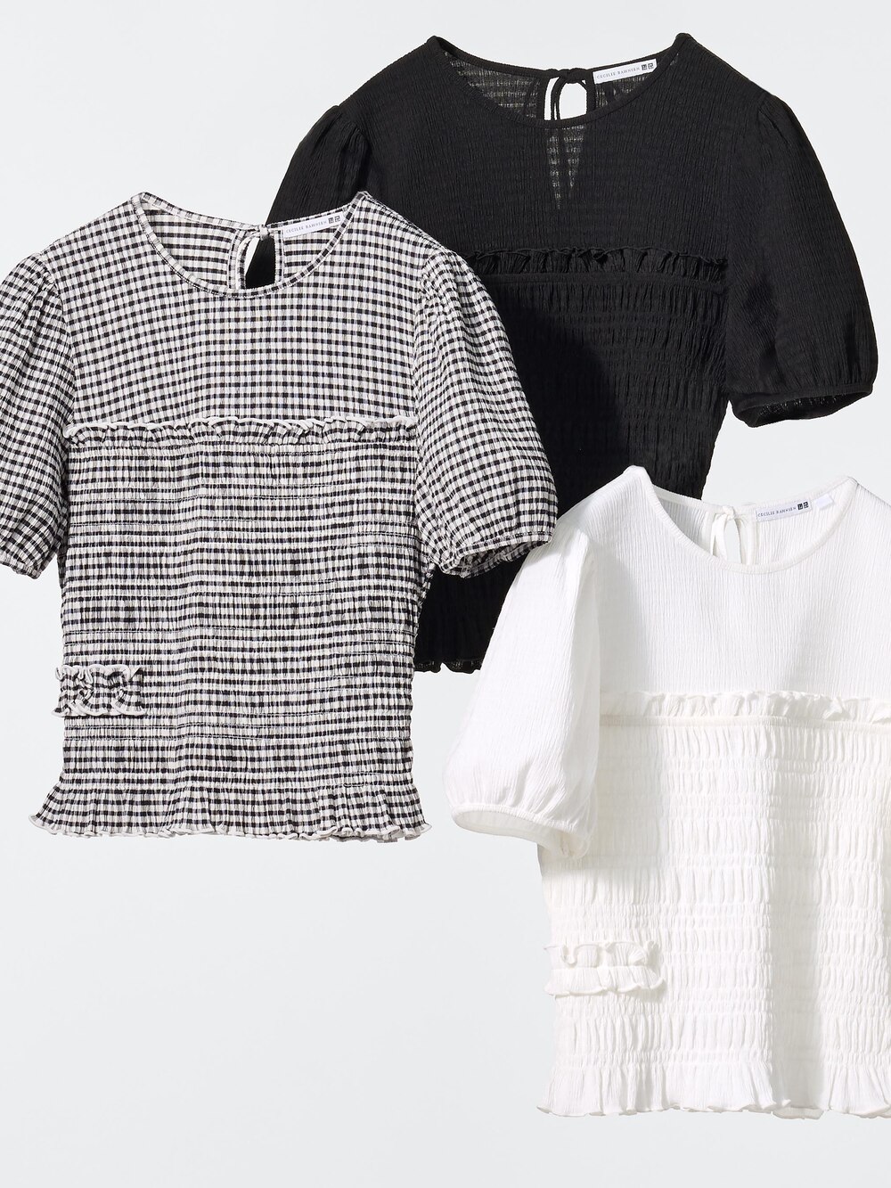 Uniqlo Shirring Volume Sleeve T-Shirt — фото 5