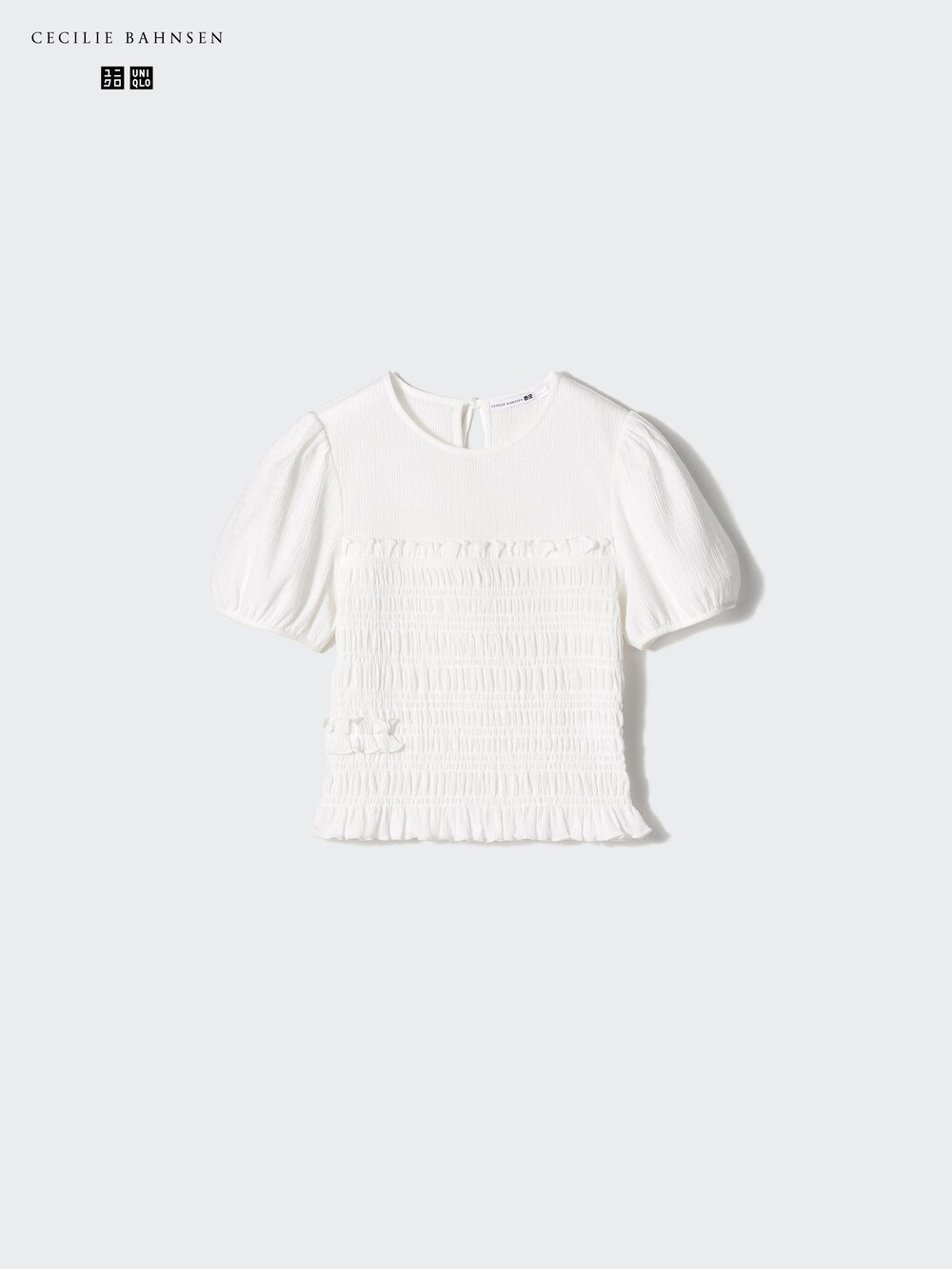 Uniqlo Shirring Volume Sleeve T-Shirt — фото 6
