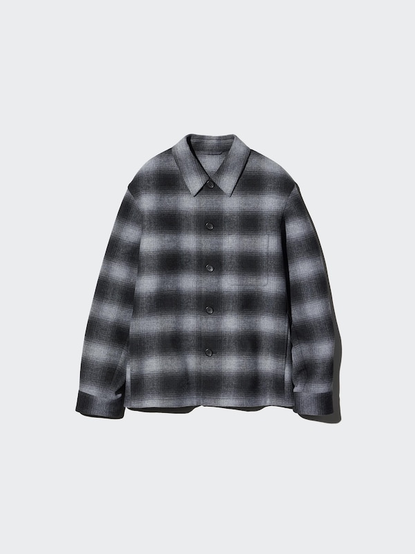 Double-Faced Shirt Jacket (Patterned)